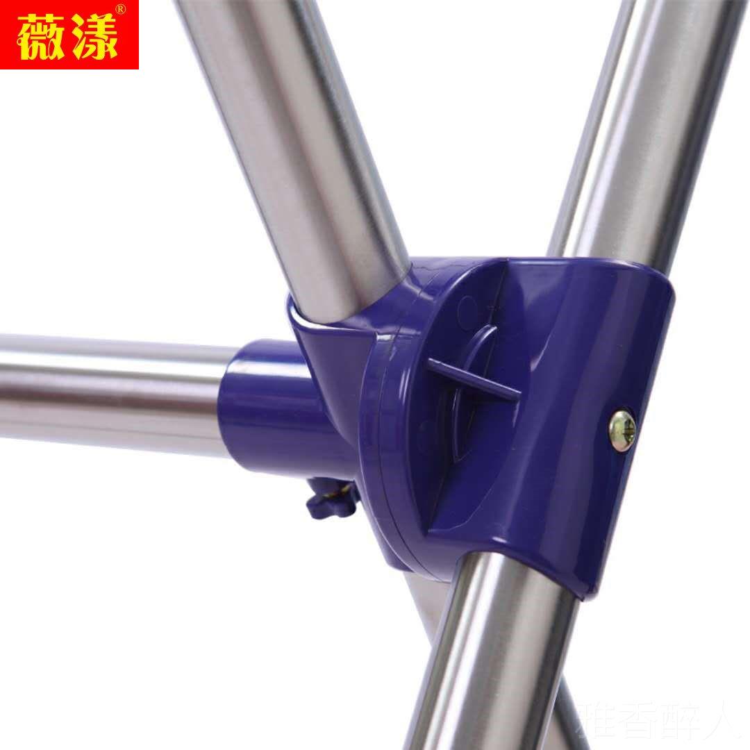 极速晒衣架配件i连接件 摺叠落地X型晾衣架配件X型晾衣架转轴连接