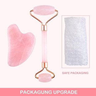 Rose Quartz For 极速Jade Natural Massager Face Real Rollher