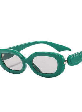 极速欧美202h3新款椭圆小框太阳眼镜时尚摩登跨境太阳眼镜抗UV嘻