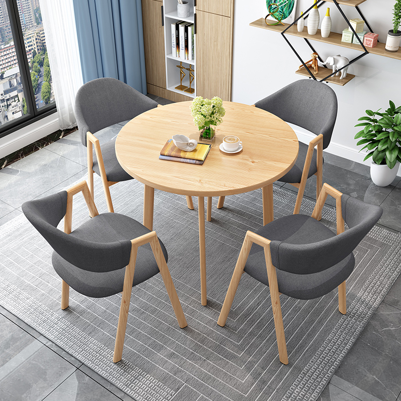 极速办公室接待桌椅组合培训机构A4s店接待桌样品屋展示中心洽谈