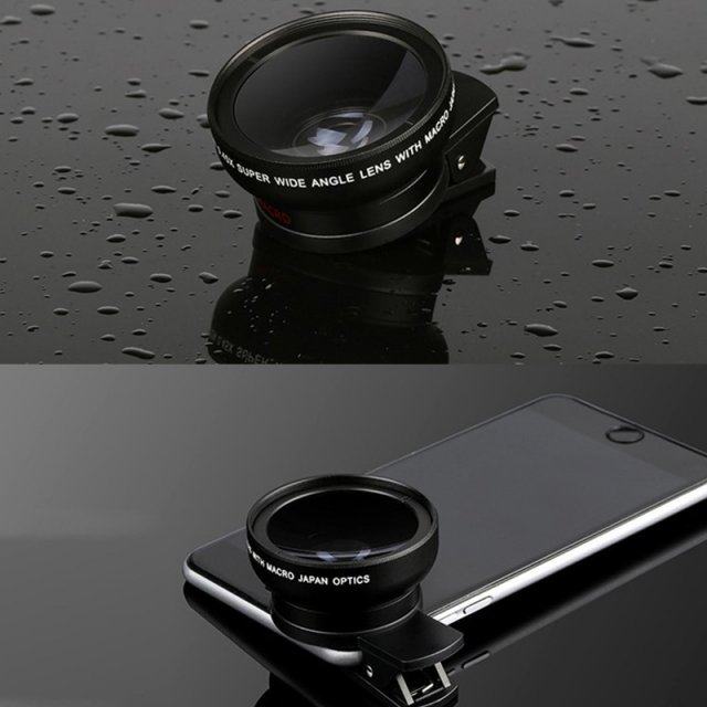 极速2 IN 1 Lens Universal Clip 37mm MoIbile Phone Lens Profe
