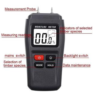 Pinsn Digital MT15 99.9% Meter Two Moisture 极速 Wood