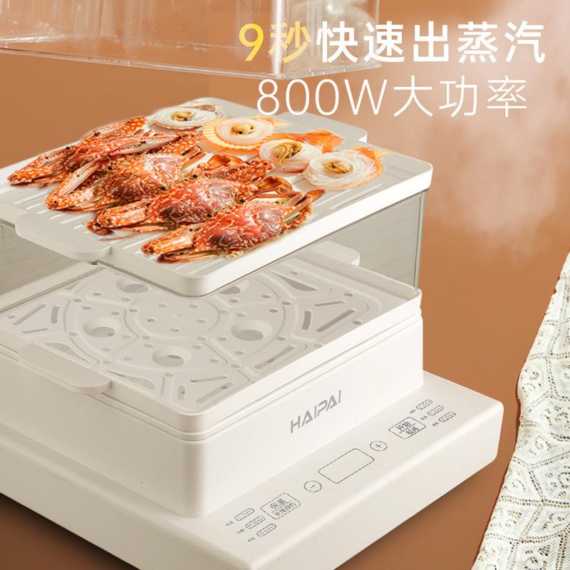 极速2023新款三层家用蒸气锅电蒸锅多功能蒸煮一体蒸Y箱多层蒸笼