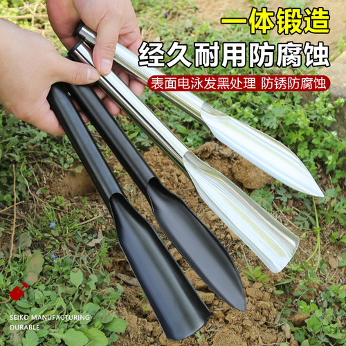 极速园艺小铲子种l花工具不锈钢除草挖土蒜挖野菜神器种菜家用栽