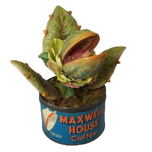 新品Resin Piranha Planrt Resin Plant Decor Horror Garden Sta