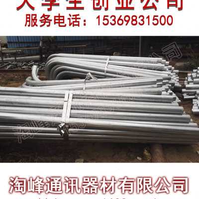 新品89镀锌引上钢管折弯一体加弯头光缆保护钢管电缆保.护穿线钢
