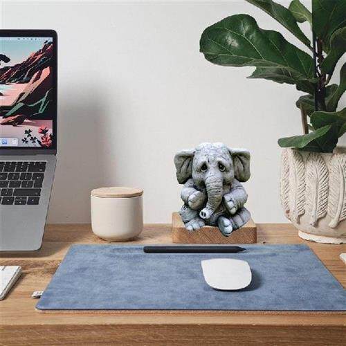新品Elephant Statue Animal Resin FEigurines Art Cute Outdoor