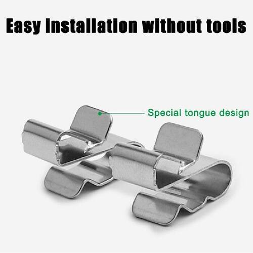 新品10/20Pcs Trailer Framue Wire Clips Solar Panel Wire Clip