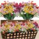 Lifeilike for Violet 极速1Pcs Artificial Flowers Outdoor Dec