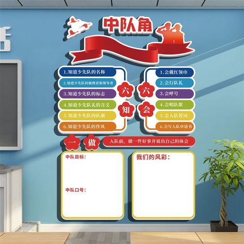 新品开学布置教室装饰中队角黑板报小F学幼儿园环创班级文化背景
