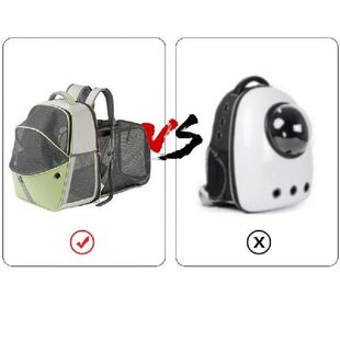 Mesh Bpackpack Pet Backpack Col 极速Expandable Collision Cat