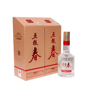 五粮液股份五粮春第二代52度高度纯粮酒浓香型送礼白酒500ml*2瓶