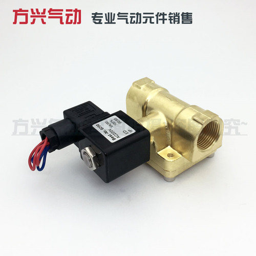 好货0927300 6分先导式电磁阀 1.6MPA空压机高压水阀气阀 220V 24