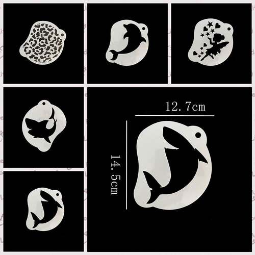 好货new2022 New White 3520Pcs set Face Painting Stencils Tem