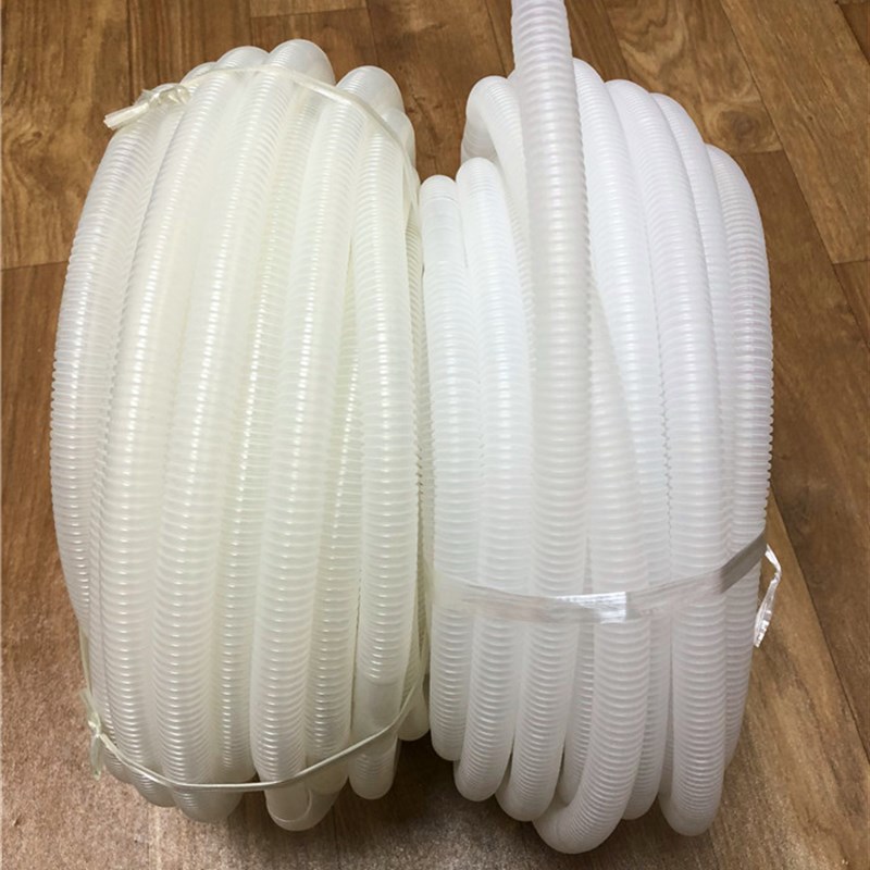 新品4分波纹白色透明空调排水延长软管滚筒洗衣机水管橡胶下水落