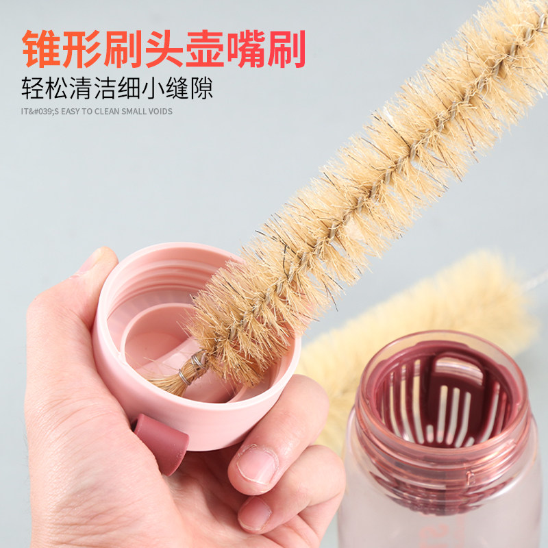 极速试管刷量杯刷杯子刷杯刷硬毛烧杯刷清洁刷实验室烧杯刷量筒洗