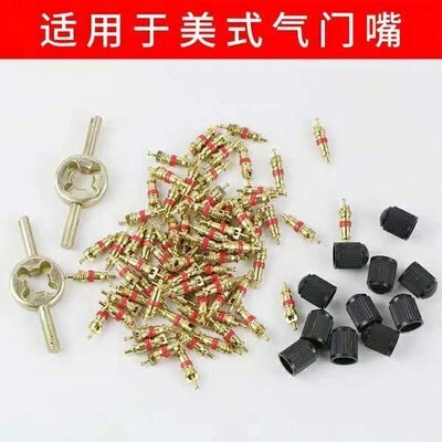 好货汽车轮胎气门芯电动摩托自行车气门嘴帽芯汽门针扳手钥匙多功