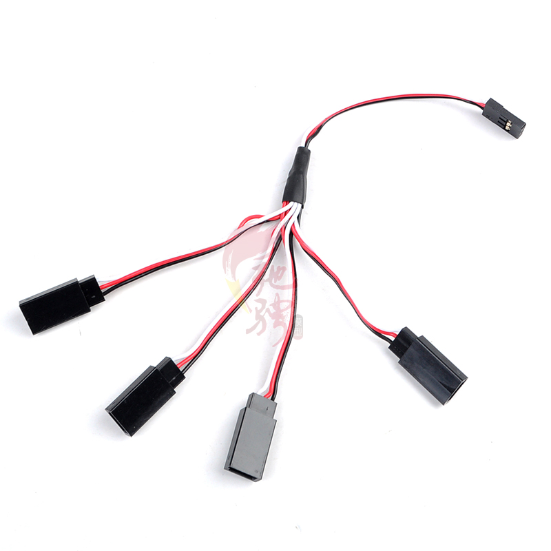 1拖3 1拖4  舵机延长线 车灯延长线 多功能接收器延长线 Y线 并连