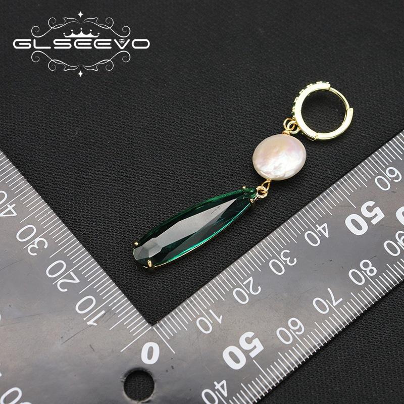 耳环耳复古耳坠祖母绿哈尔的移动城堡同款无夹高级小众水滴扣耳饰