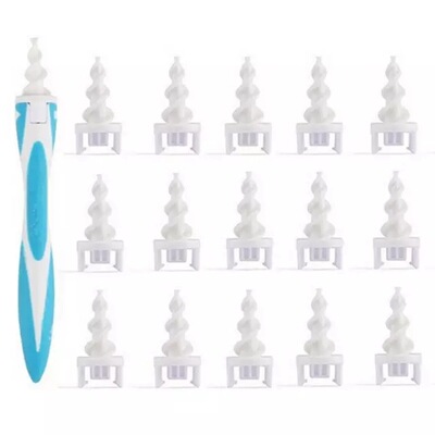 好货Ear Wax Cleaner Removal Easy Swab Earwax Soft Head Clean