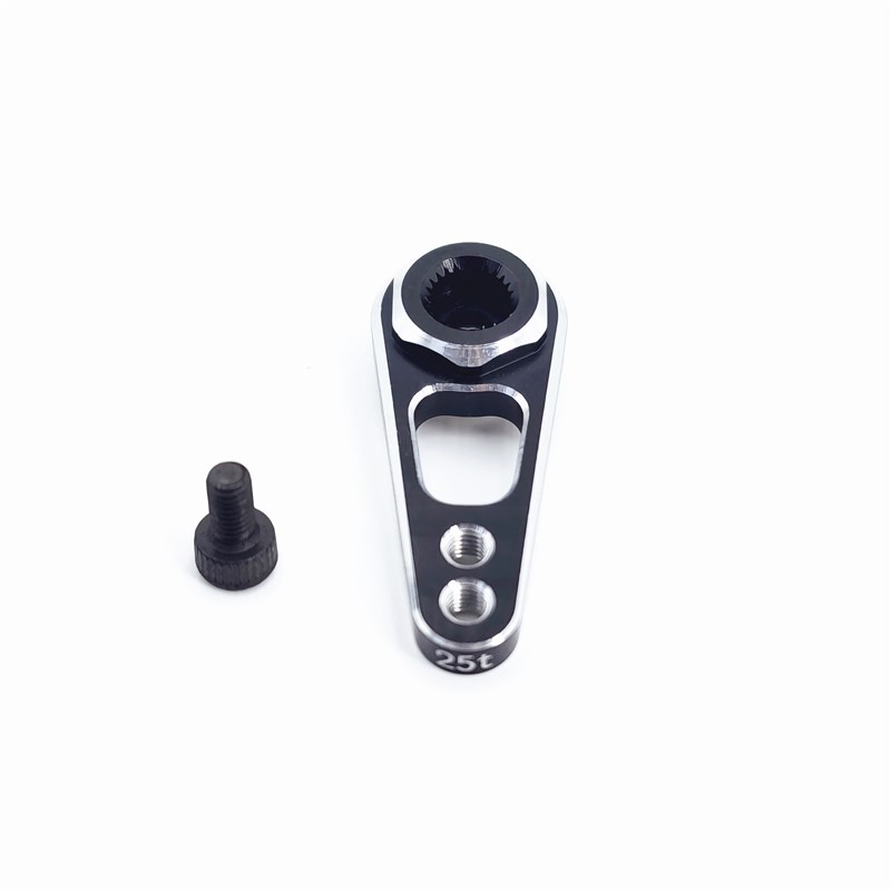 7075铝合金舵机臂 25T通用型 防滑牙金属舵机臂 可双面使用