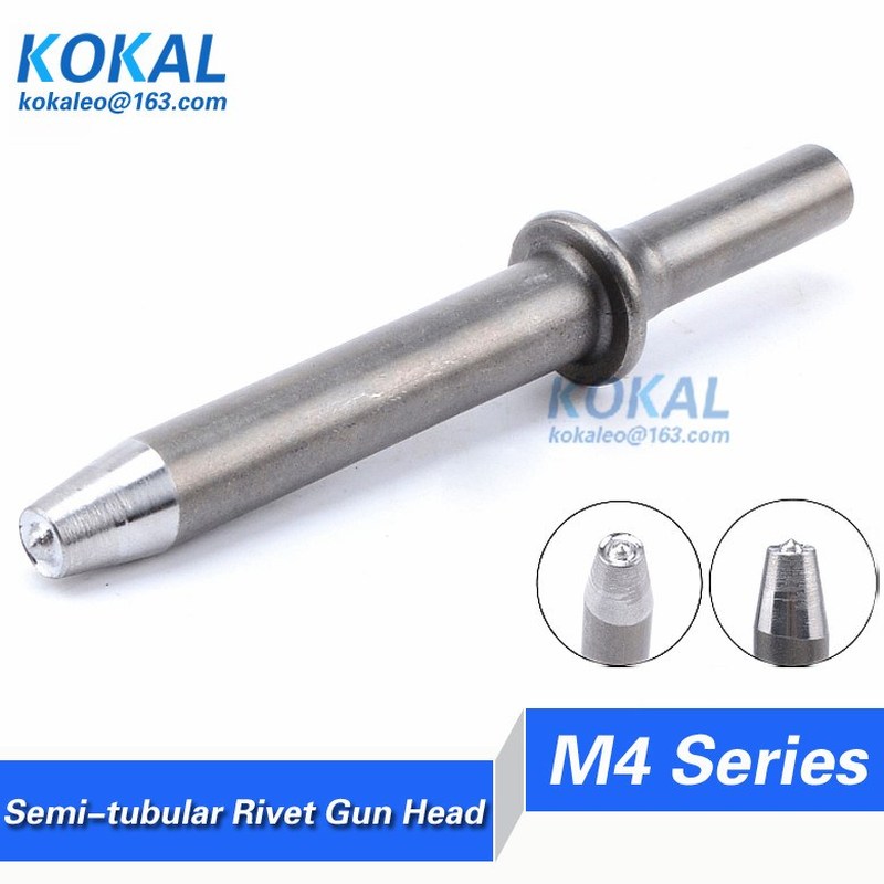 [BKX-M4] Free Shipping 4MM half-hollow riveter head RIVETS P
