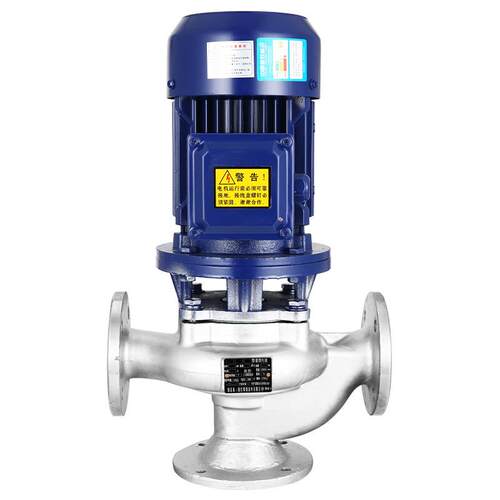 极速304不锈钢GW管道式污水泵立式排污泵工业热水循环帮浦耐高温