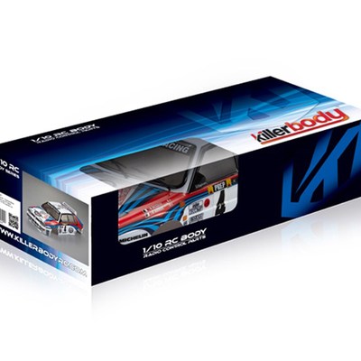 KB 蓝旗亚 Delta HF Integrale 1/10拉力/漂移 成品车壳 195MM