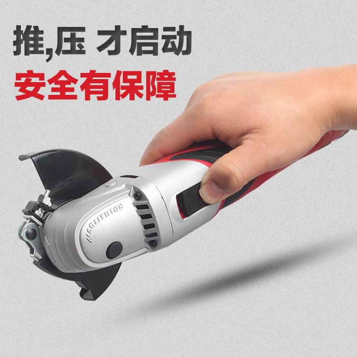 好货。锂电充电式角磨机磨光机金属打磨机家用无线手砂轮切割机手