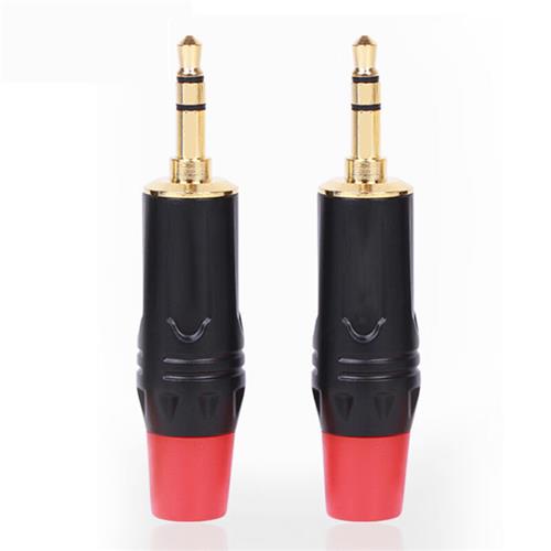 立体声双声道3.5mm音频头小三芯双芯咪线3.5头10个装LTS-3.5