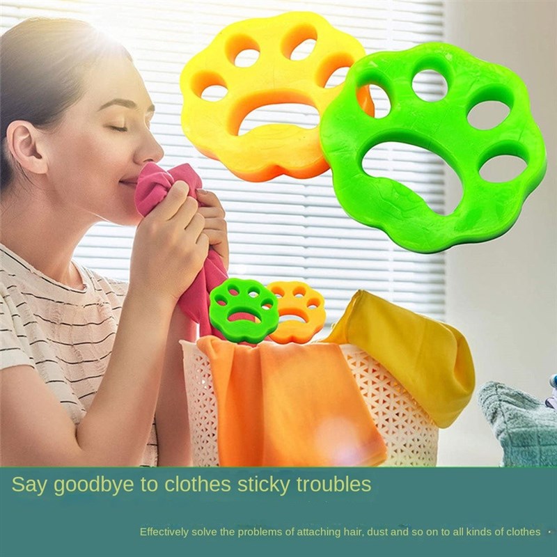 4pcs Cat Dog Fur Hair Remover Washing Machine Hair Remover P