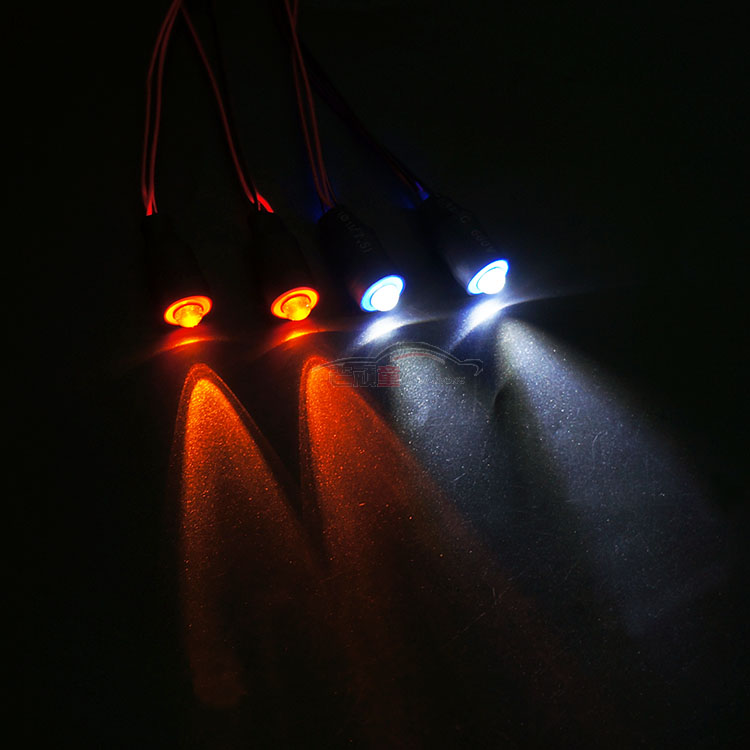 AMO出品 遥控模型攀爬漂移车 升级DIY改装op配件 恶魔/天使眼车灯