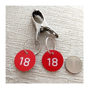 餐桌夹子火锅塑料夹排号牌带冒菜数字号码牌叫餐号码麻辣烫贴