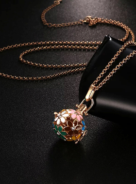 好货Mexico Chime Music Angel Ball Caller Locket Necklace Vin