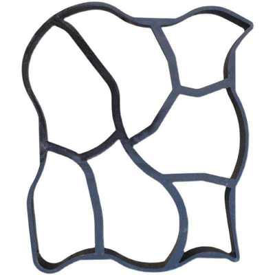 混凝土铺路仿石diy欧式园路地坪水泥地砖装饰园林大石头施工模具