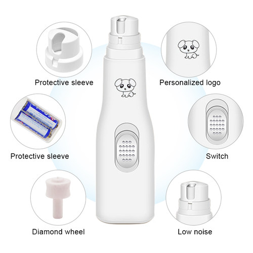 好货Painless Cat Dog Nail Clippers Paws Nail Cutter Electric