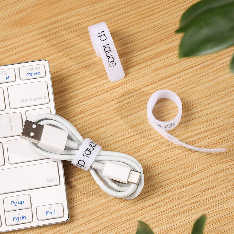 数据线收纳扣神器束线绕线器手机耳机充电线绑带桌面魔术贴理线器