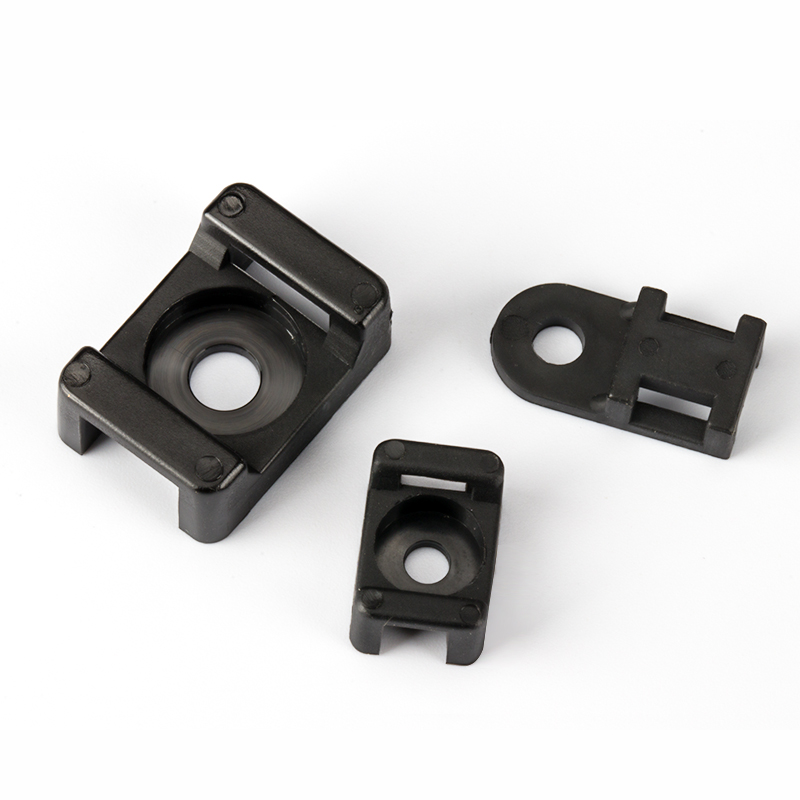 扎带固定座马鞍形电线固定座线卡子理线器螺丝孔座电线电缆线夹HC