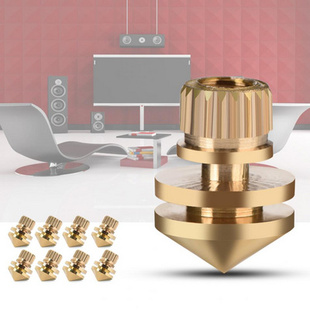 好货VBESTLIFE 8 Pcs Copper Speaker Suspension Spikes Isolati