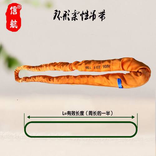 极速80吨环形柔性吊带80T12m10M圆形软吊索80吨16米24米纤维吊装