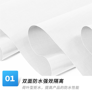 白色帆布鱼池塑料养殖水箱蓄水池加厚刀刮布养鱼池水袋带支架定制