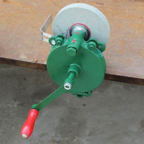 非电动台式手摇砂轮机电动磨刀石磨石荡刀片抛光机 磨刀机