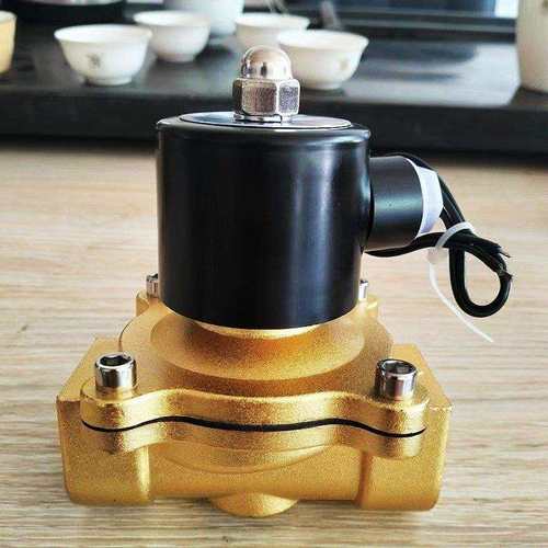 法兰电磁阀水阀气阀常闭丝口控制阀DN25开关阀1寸电磁阀 220V 24V