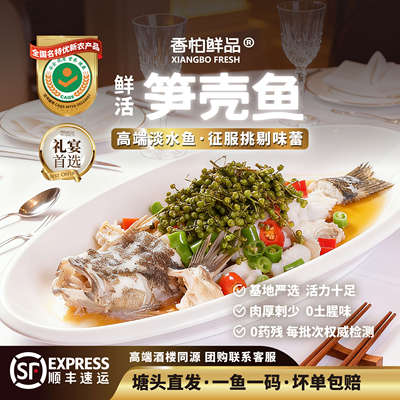香柏鲜品珠海鲜活笋壳鱼整条650g