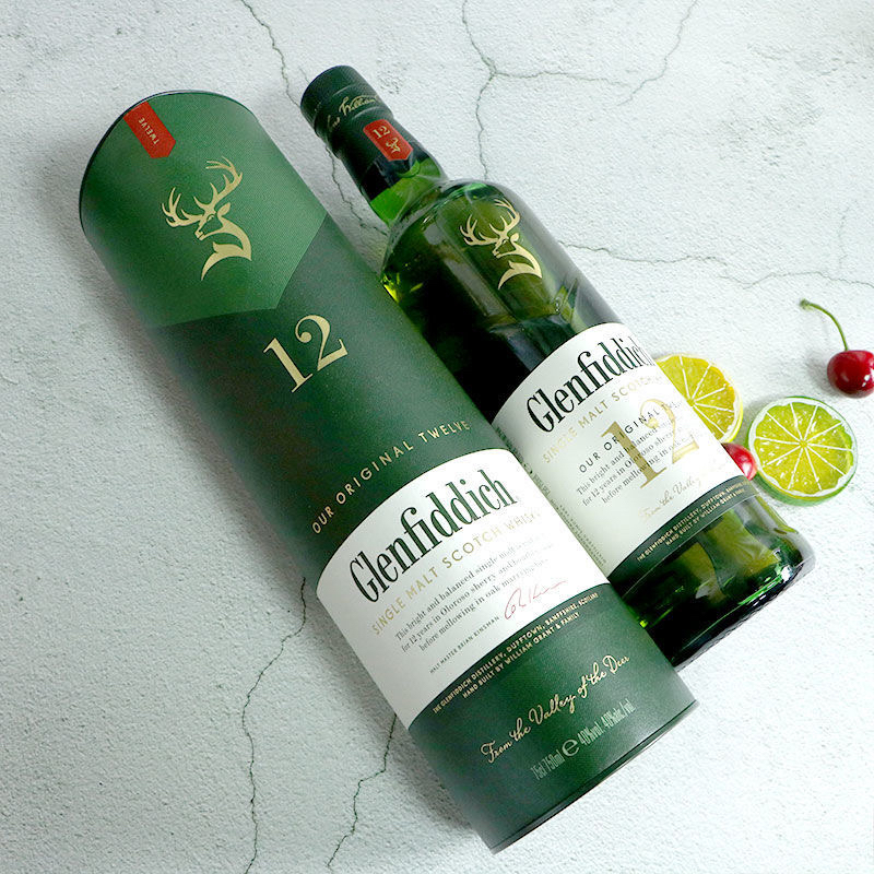 格兰菲迪12年单一纯麦芽威士忌 GLENFIDDICH 700ml原装公司行货