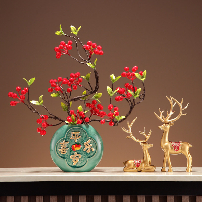 创意新中式花瓶风生水起寓意插花客厅玄关家居节庆电视柜装饰摆件,橡塑材料及制品,其他塑料制品,淘宝优惠券,粉丝福利购,淘宝优惠卷