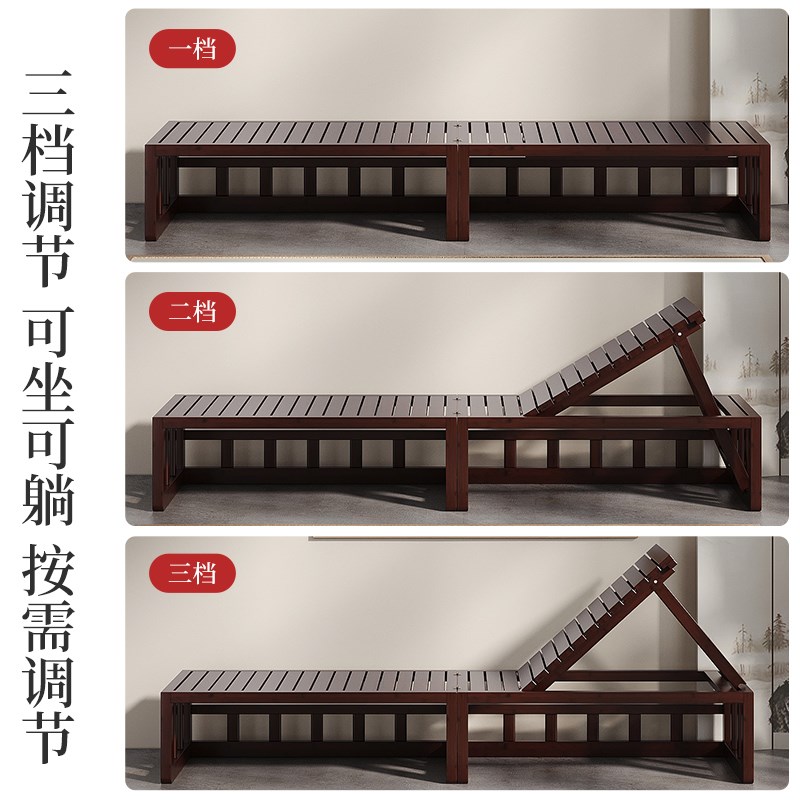 办公室午休折叠床椅子两用午睡躺椅简易沙发床家用U阳台客厅小户