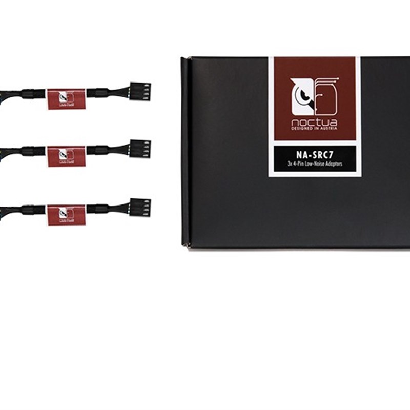猫头鹰 NA-SRC7风扇4PIN减速线 机箱CPU风扇4针降V速线 降低噪音