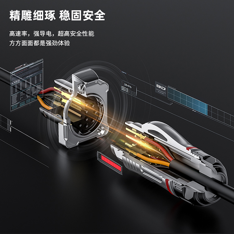 凌科BD24防水公母对接航空插头2-24芯户外LOED线工业电源快速接头