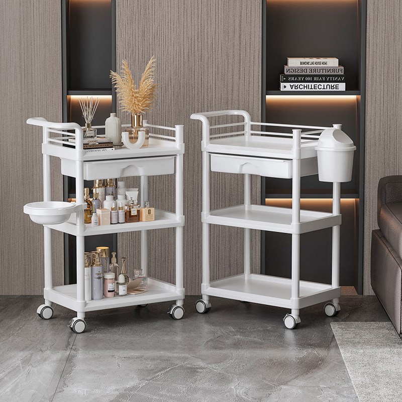 美容推车美容院专用小推车u皮肤管理移动手推置物架仪器架子工具